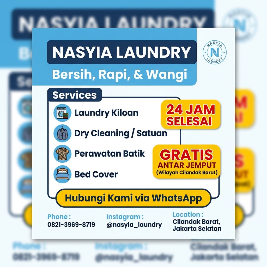 Nasyia Laundry – Cilandak Barat 07