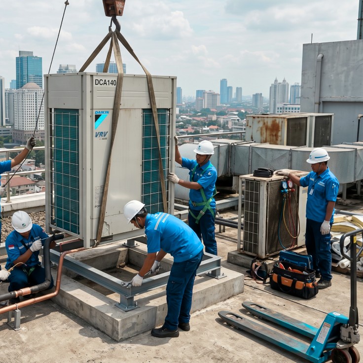 Nusa Service AC – Spesialis Service AC Central, VRV VRF, Cassette Sistem Pendingin Kapasitas Besar Jabodetabek 03